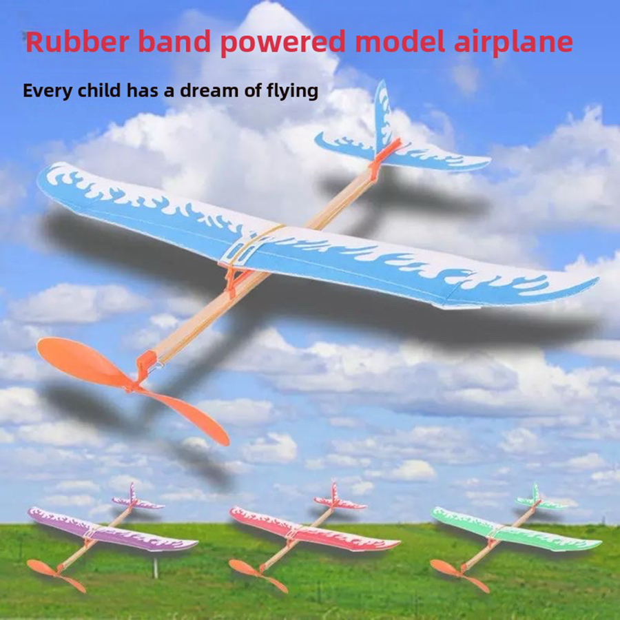 Kids Outdoor Games - DIY Rubber Band Airplanes Powered Glider