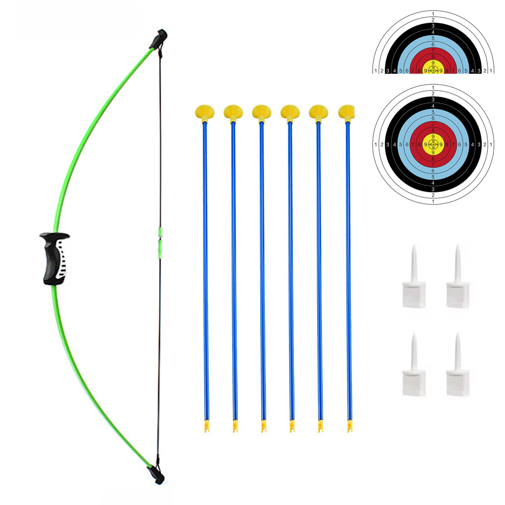 Kids Outdoor Archery Set - 37inch Kids Toy Bow Set for