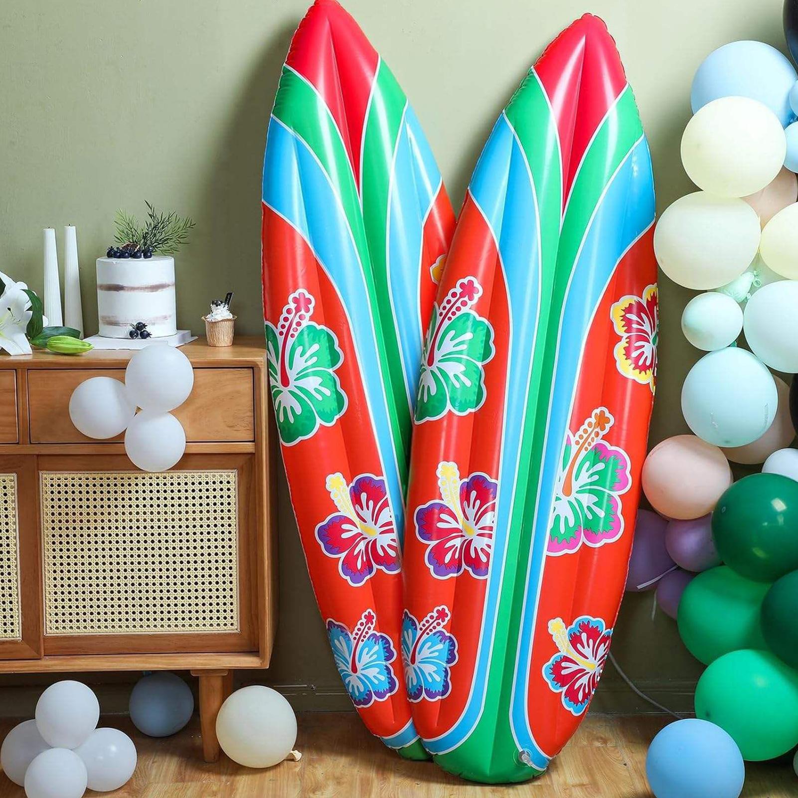 Kids Outdoor Games - Blow Up Surf Board 2 Pieces
