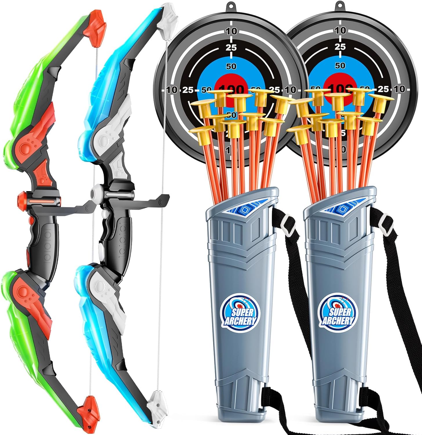 Kids Outdoor Archery Set - Bow and Arrow Set for Kids