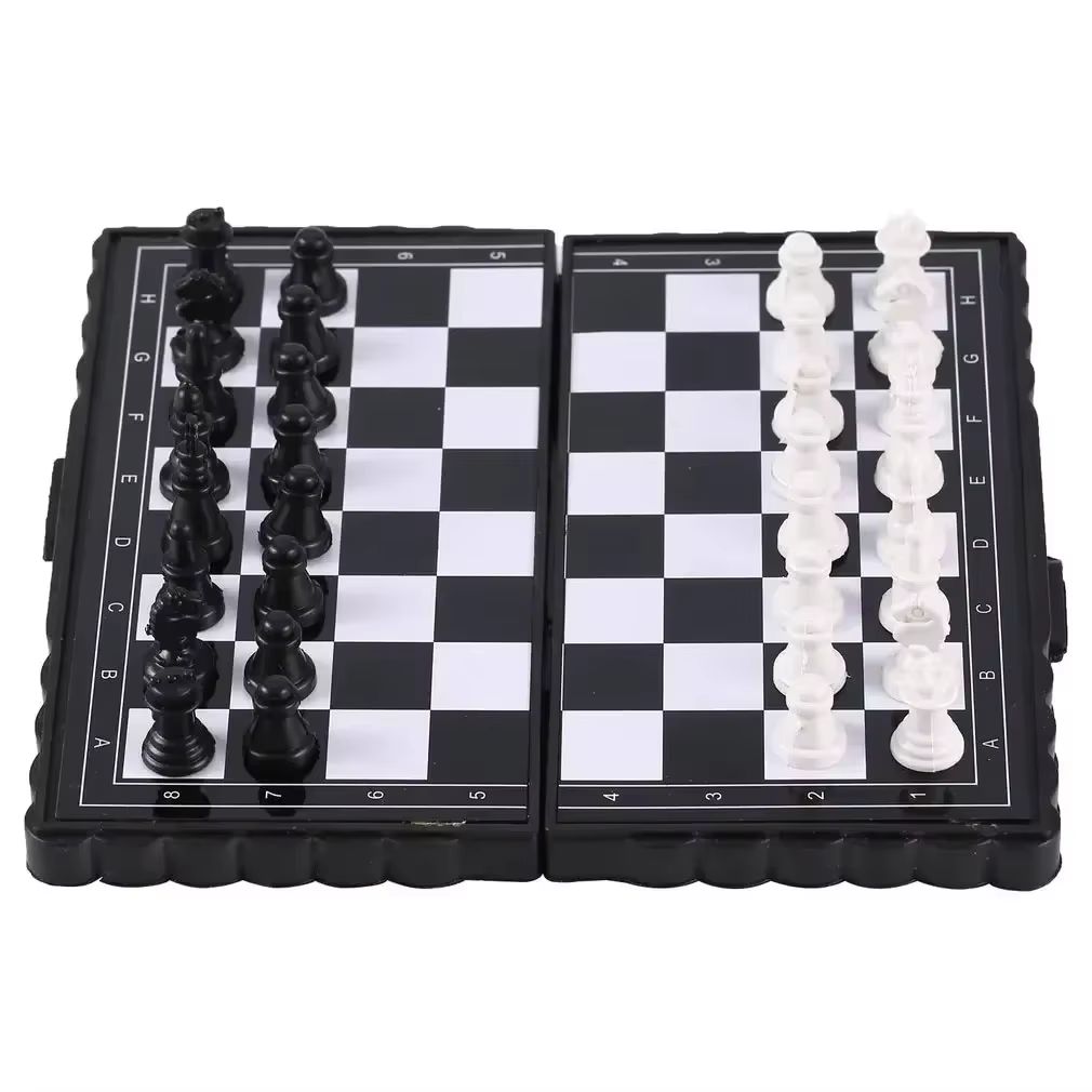 Kids Outdoor Games - 1Pc Mini Magnetic Chess Set Folding