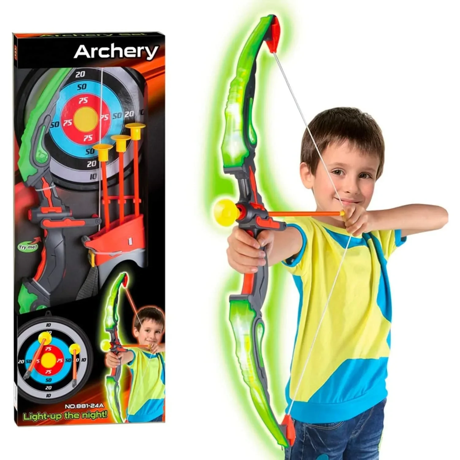 Kids Outdoor Archery Set - Kids Bow and Arrow Set Shooting