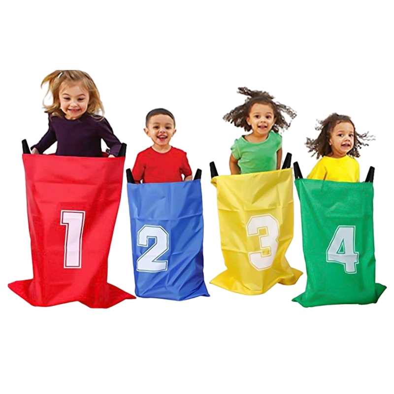 Kids Outdoor Jumping Toys - 4Pcs Kids Fun Outdoor Sports Props