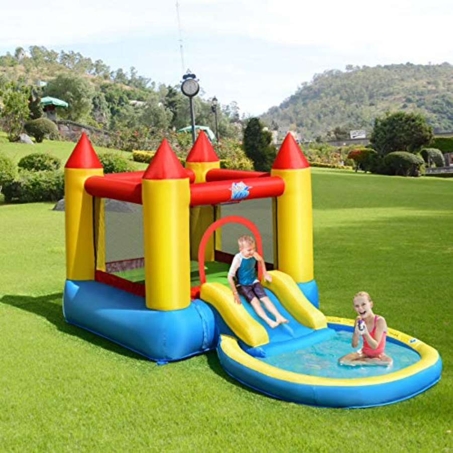 Kids Outdoor Bounce House - Outdoor backyard inflatable bounce house for