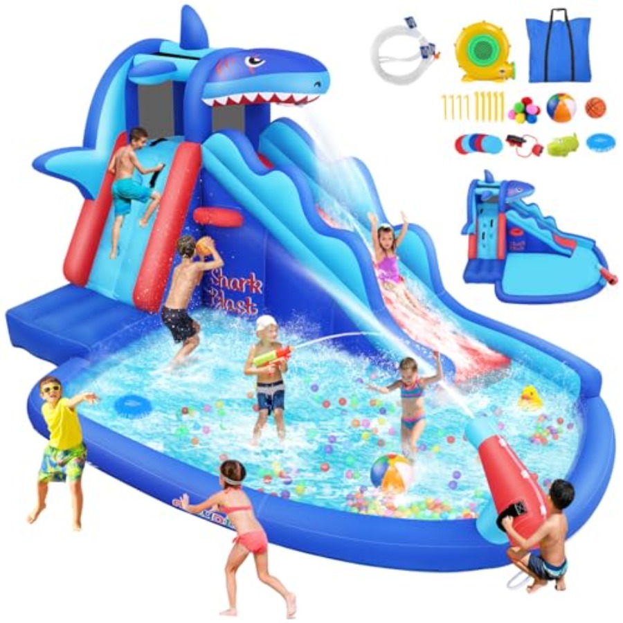 Kids Outdoor Bounce House - Outdoor/Indoor inflatable water slide bounce house
