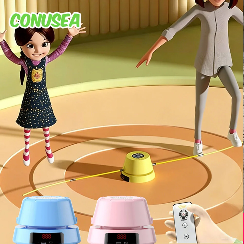 Kids Outdoor Jumping Toys - Electric Rope Skipping Machine Automatic Remote