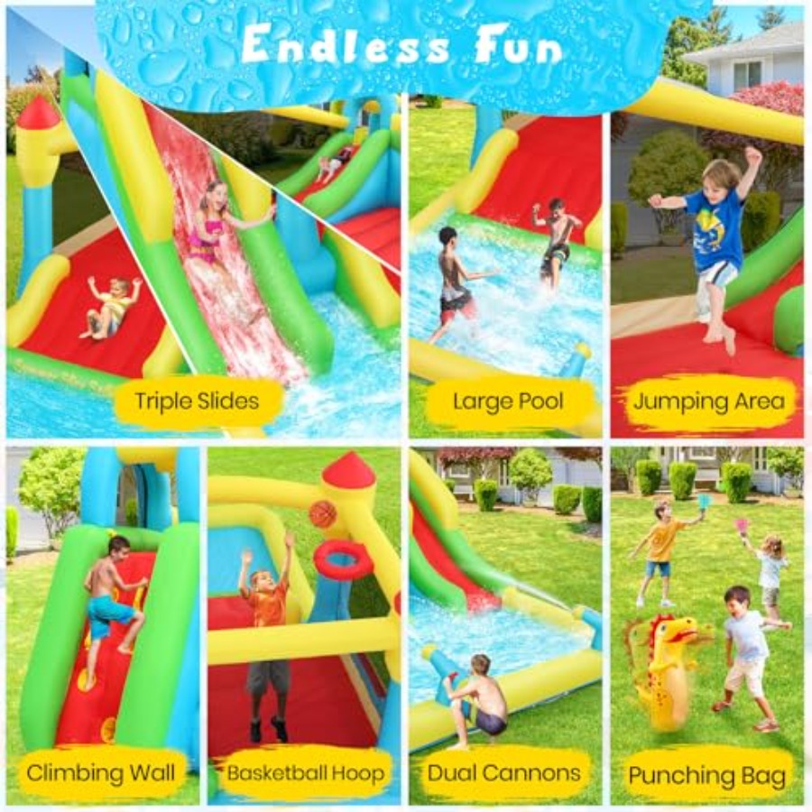 Outdoor/Indoor inflatable wate - Kids Outdoor Bounce House ulasan dan harga