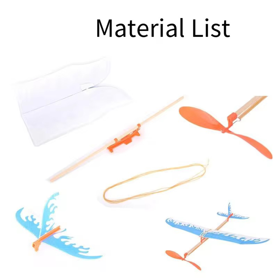 DIY Rubber Band Airplanes Powe - Kids Outdoor Games ulasan dan harga