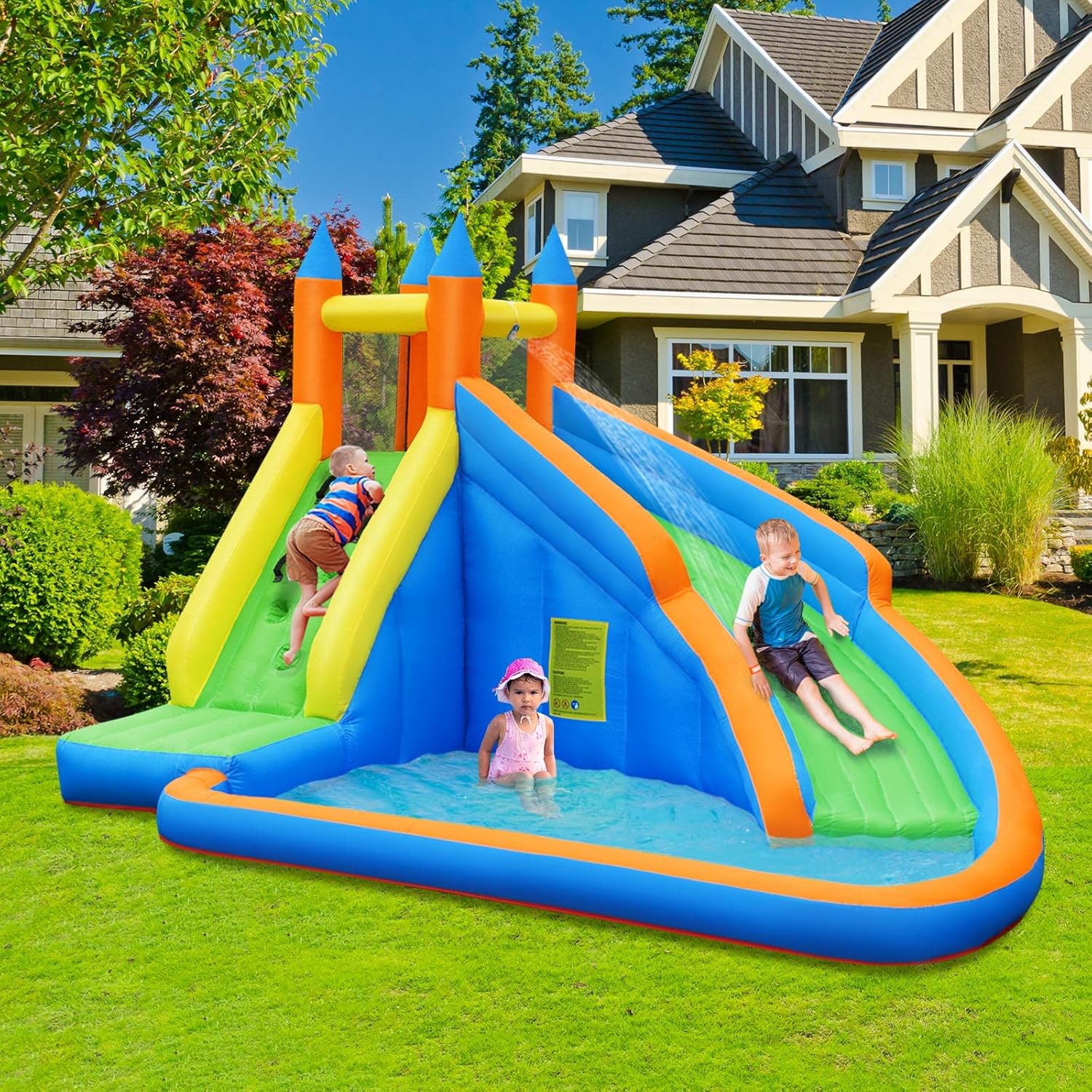 Giant Inflatable Water Park Bo - Kids Outdoor House ulasan dan harga