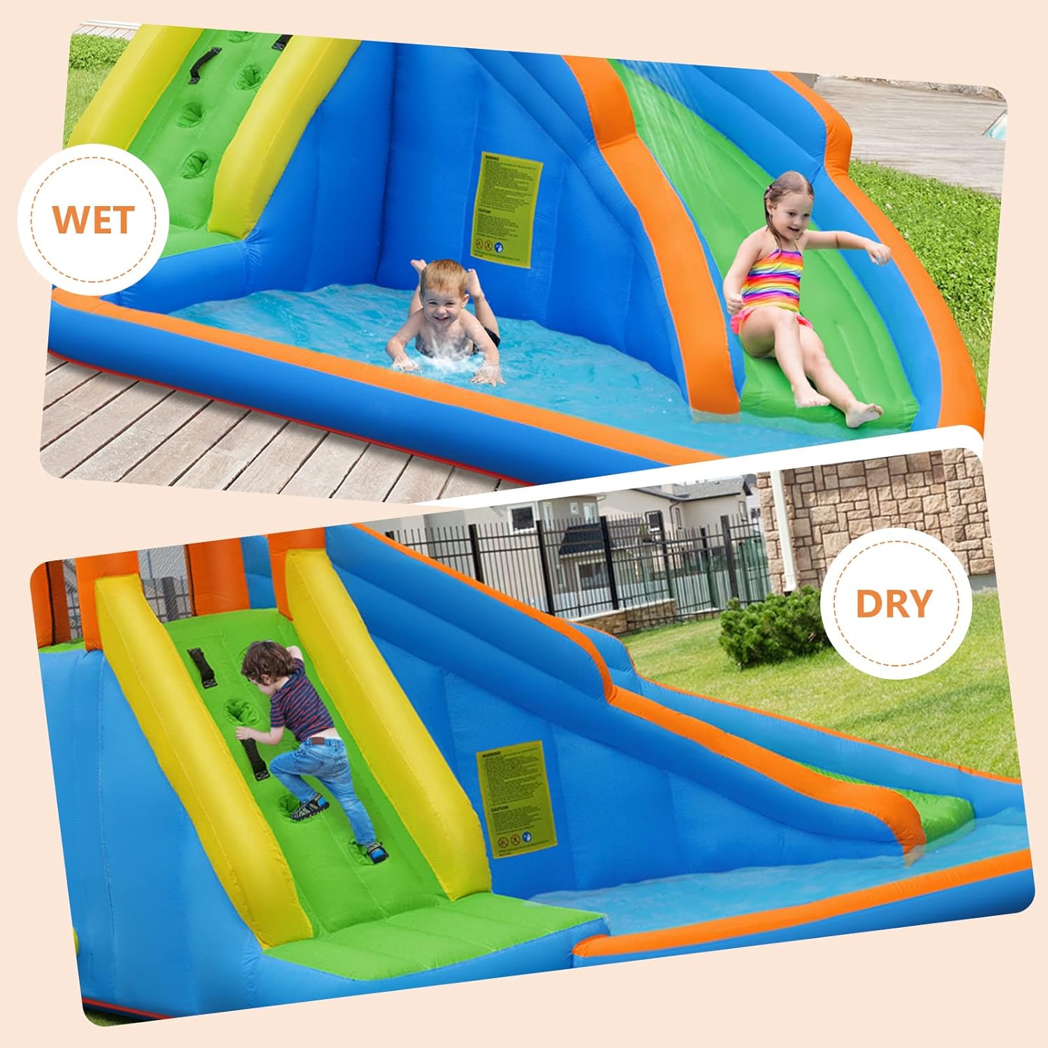 Giant Inflatable Water Park Bo - Kids Outdoor House ulasan dan harga