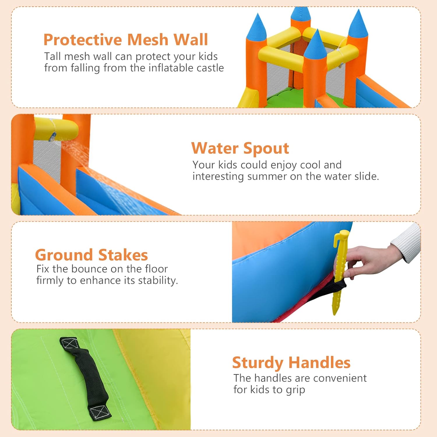 Giant Inflatable Water Park Bo - Kids Outdoor House ulasan dan harga