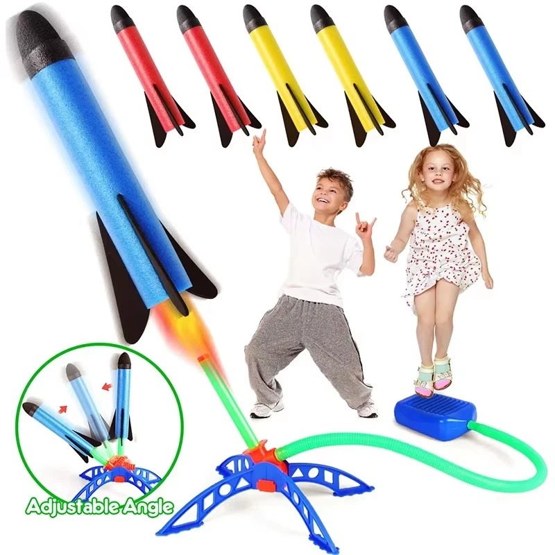 Air Rocket Foot Pump Launcher  - Kids Outdoor Jumping Toys ulasan dan harga
