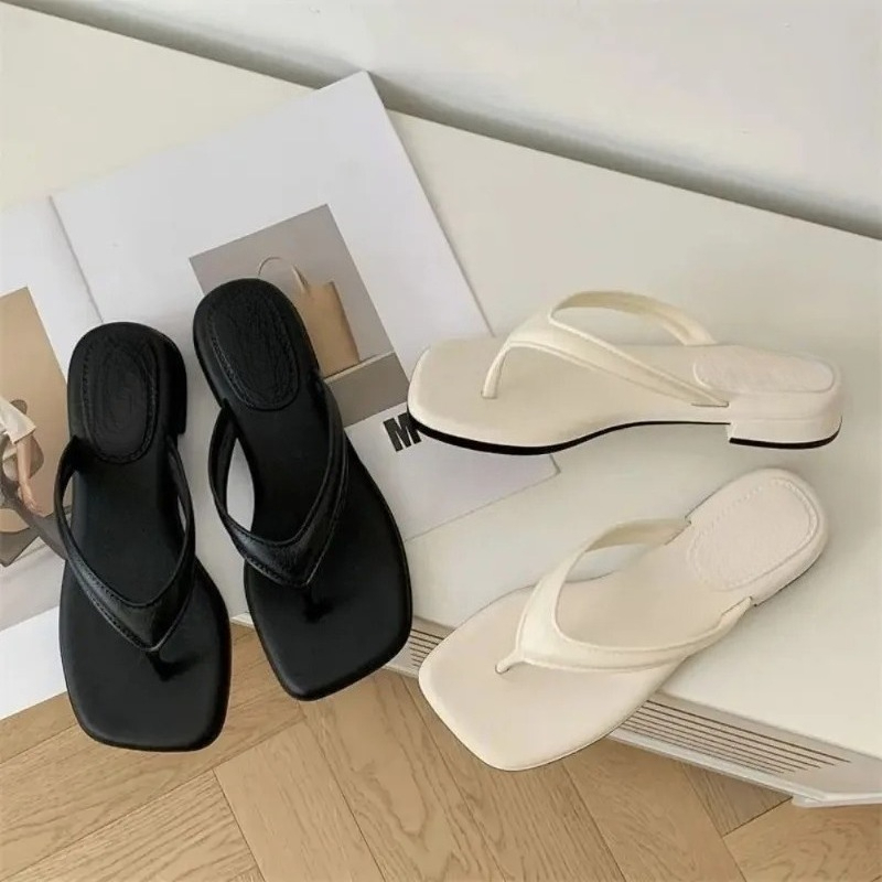 Women Solid Square Toe Flip Fl - Kids Outdoor Shoes ulasan dan harga