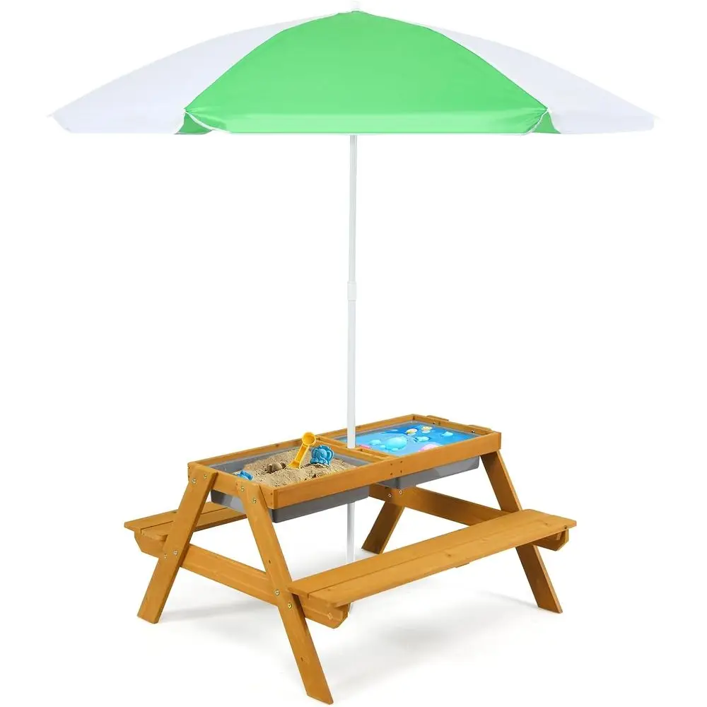 3-in-1 Height-Adjustable Umbre - Kids Outdoor Umbrella For Table ulasan dan harga