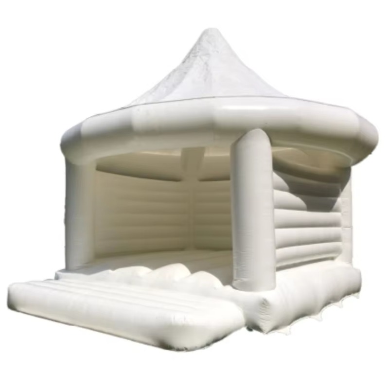 Inflatable White Wedding Bounc - Kids Outdoor Games ulasan dan harga