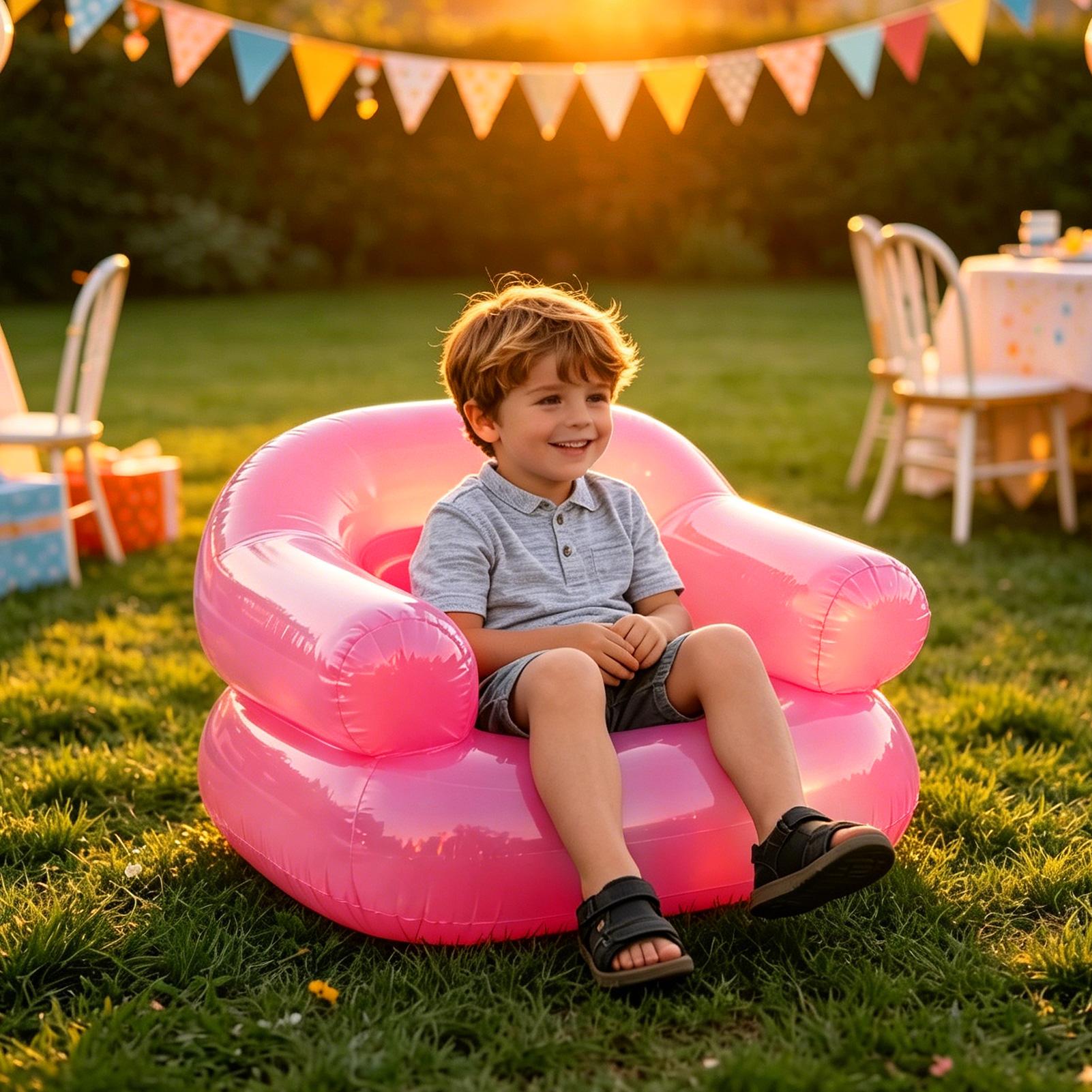 Inflatable Chair For Kids Thic - Kids Outdoor Chair Plastic ulasan dan harga