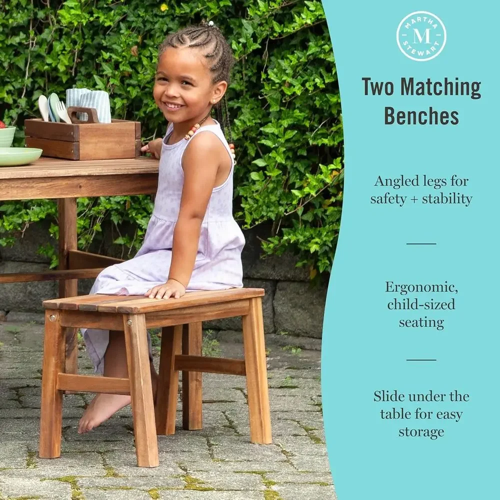 Kids Outdoor Crat Table, Bench - Kids Outdoor Umbrella For Table ulasan dan harga