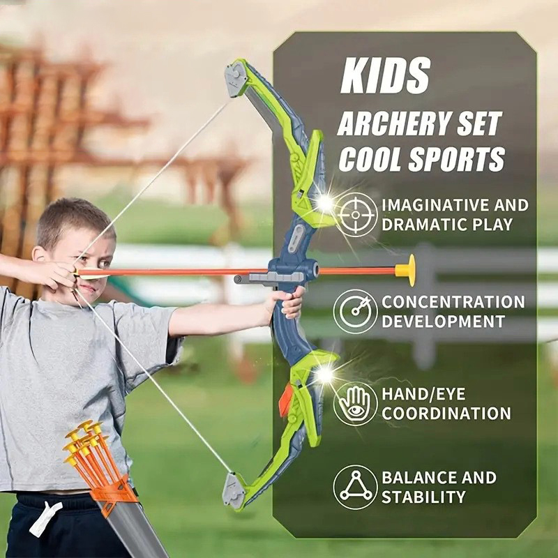 Kid Archery Set Bow and Arrow  - Kids Outdoor Archery Set ulasan dan harga
