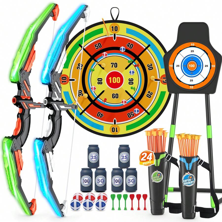 2 Pack Kids Bow And Arrow With - Kids Outdoor Archery Set ulasan dan harga