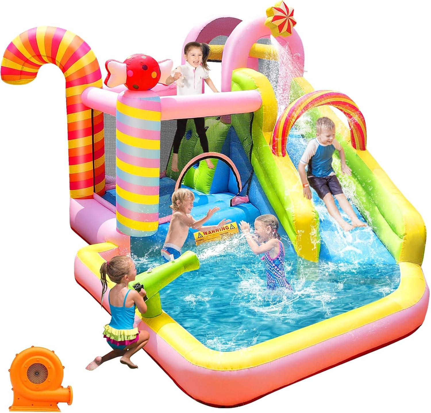 Kids Inflatable Water Slide Bo - Kids Outdoor House ulasan dan harga