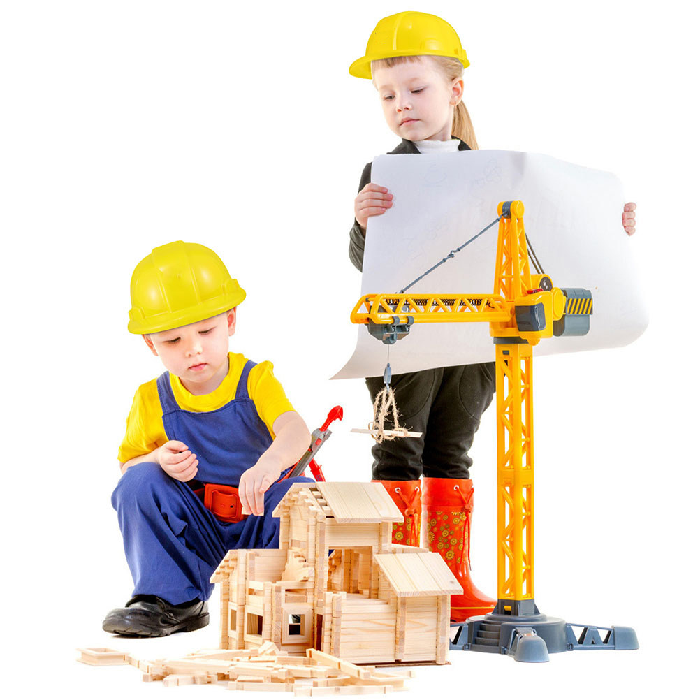 9Pcs Kids Construction Hard Ha - Kids Outdoor Hat ulasan dan harga