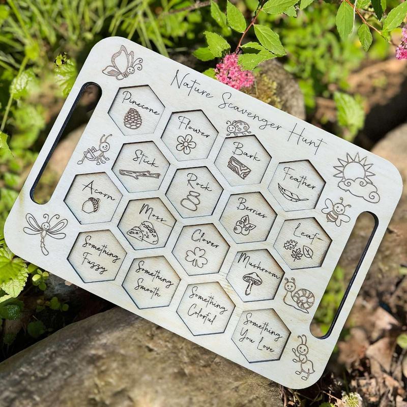 Scavenger Board For Kids Woode - Kids Outdoor Scavenger Hunt ulasan dan harga