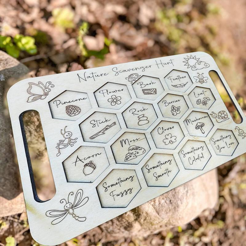 Scavenger Board For Kids Woode - Kids Outdoor Scavenger Hunt ulasan dan harga
