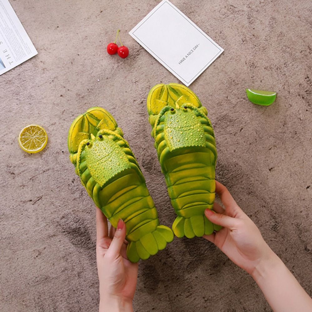 Unique Cartoon Lobster Slipper - Kids Outdoor Shoes ulasan dan harga