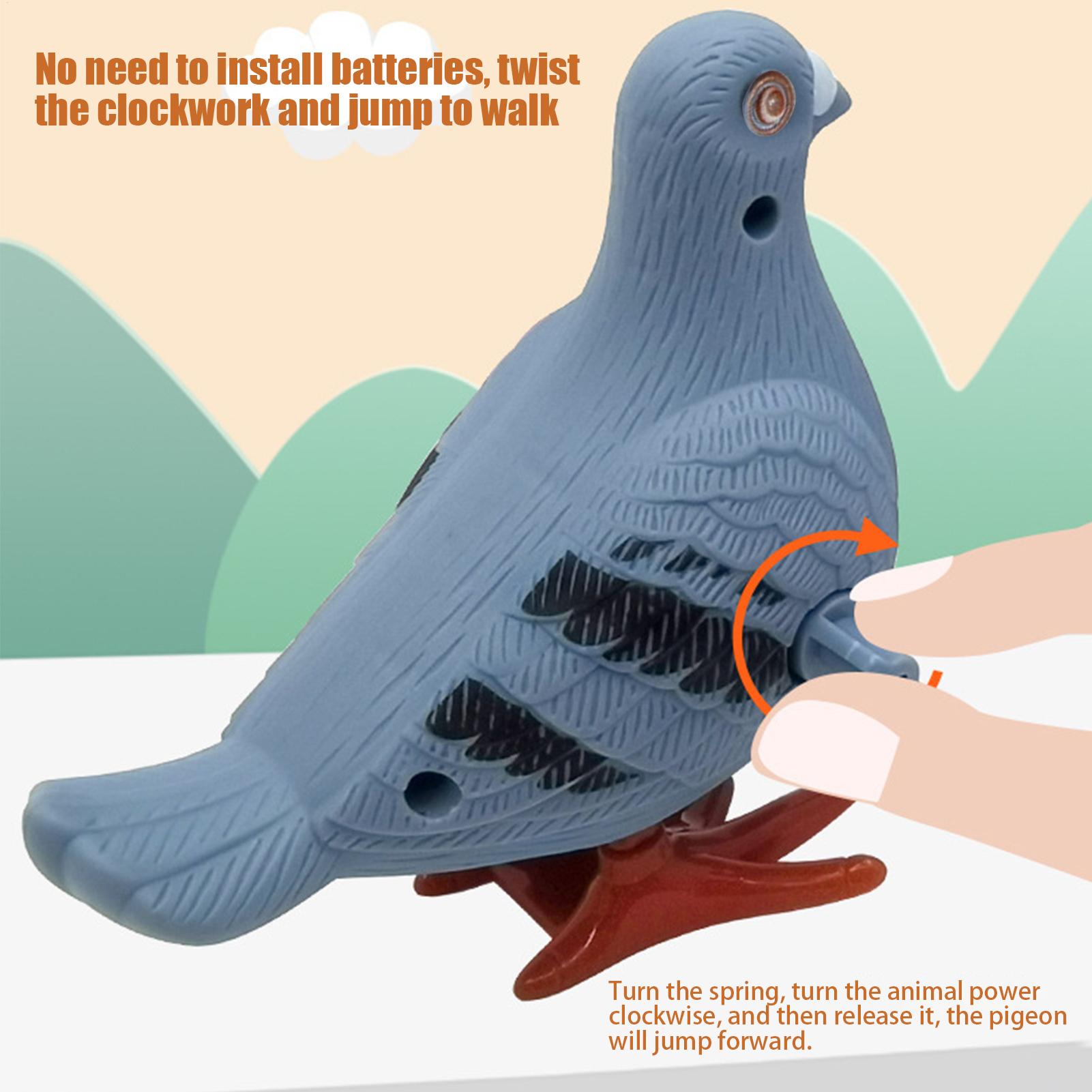 Cute Jumping Pigeon Clockwork  - Kids Outdoor Jumping Toys ulasan dan harga