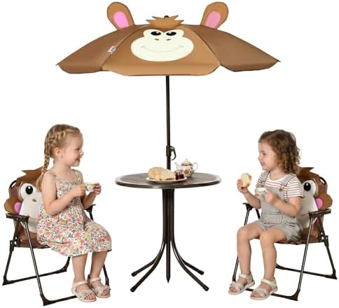 Kids Table and Chair Set Picni - Kids Outdoor Umbrella For Table ulasan dan harga