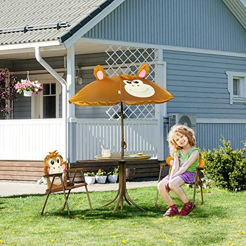 Kids Table and Chair Set Picni - Kids Outdoor Umbrella For Table ulasan dan harga