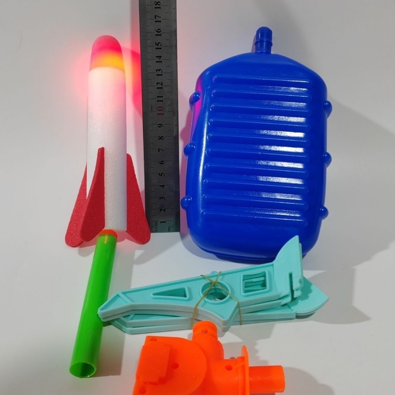 Kid Air Rocket Foot Pump Launc - Kids Outdoor Jumping Toys ulasan dan harga