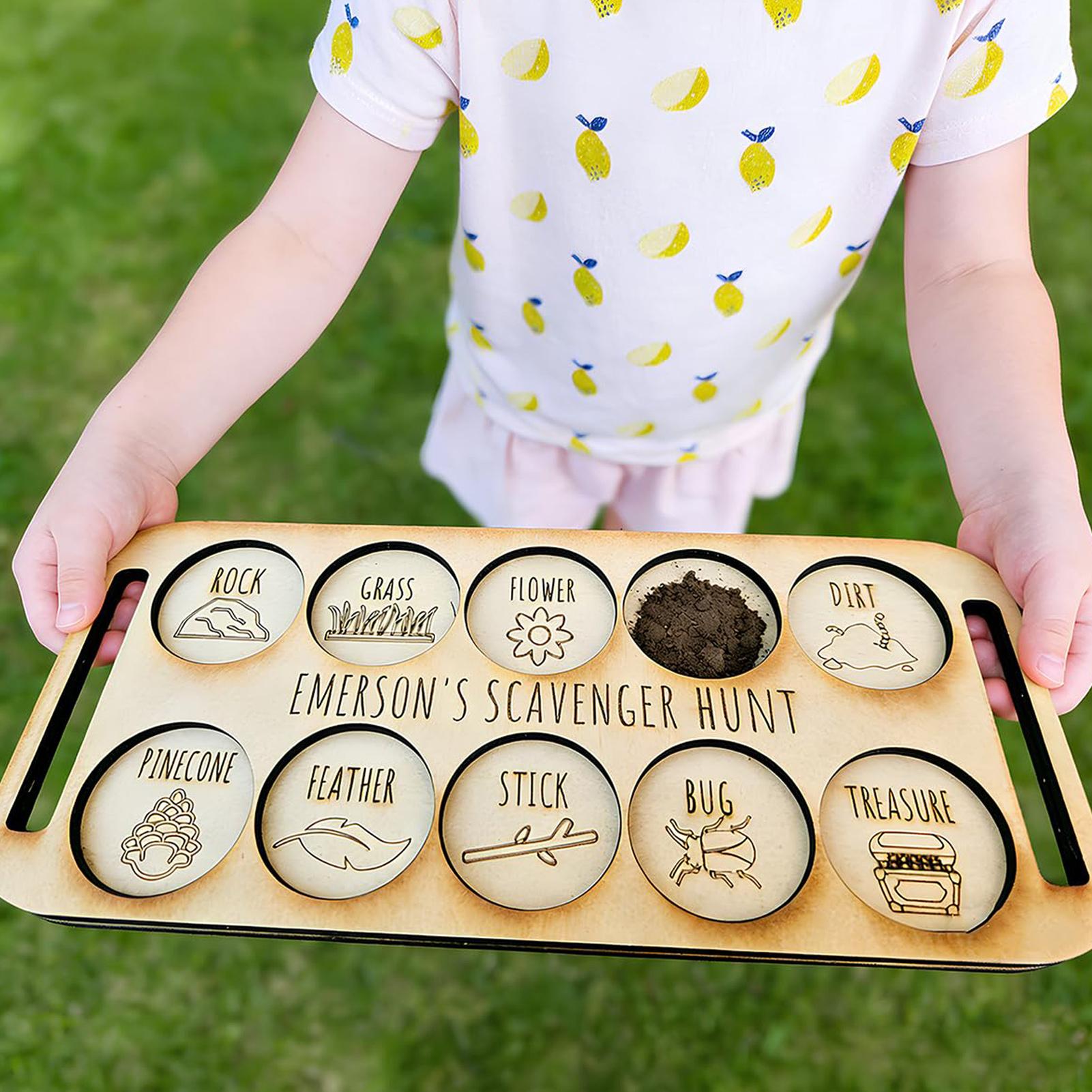 Scavenger Hunt for Kids Wooden - Kids Outdoor Scavenger Hunt ulasan dan harga