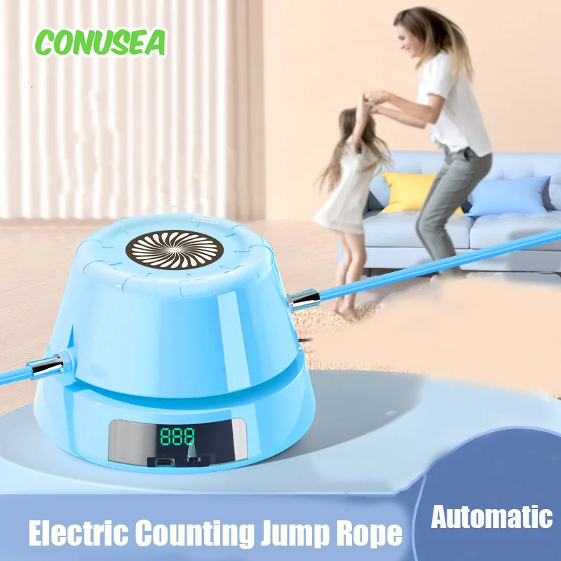 Electric Rope Skipping Machine - Kids Outdoor Jumping Toys ulasan dan harga