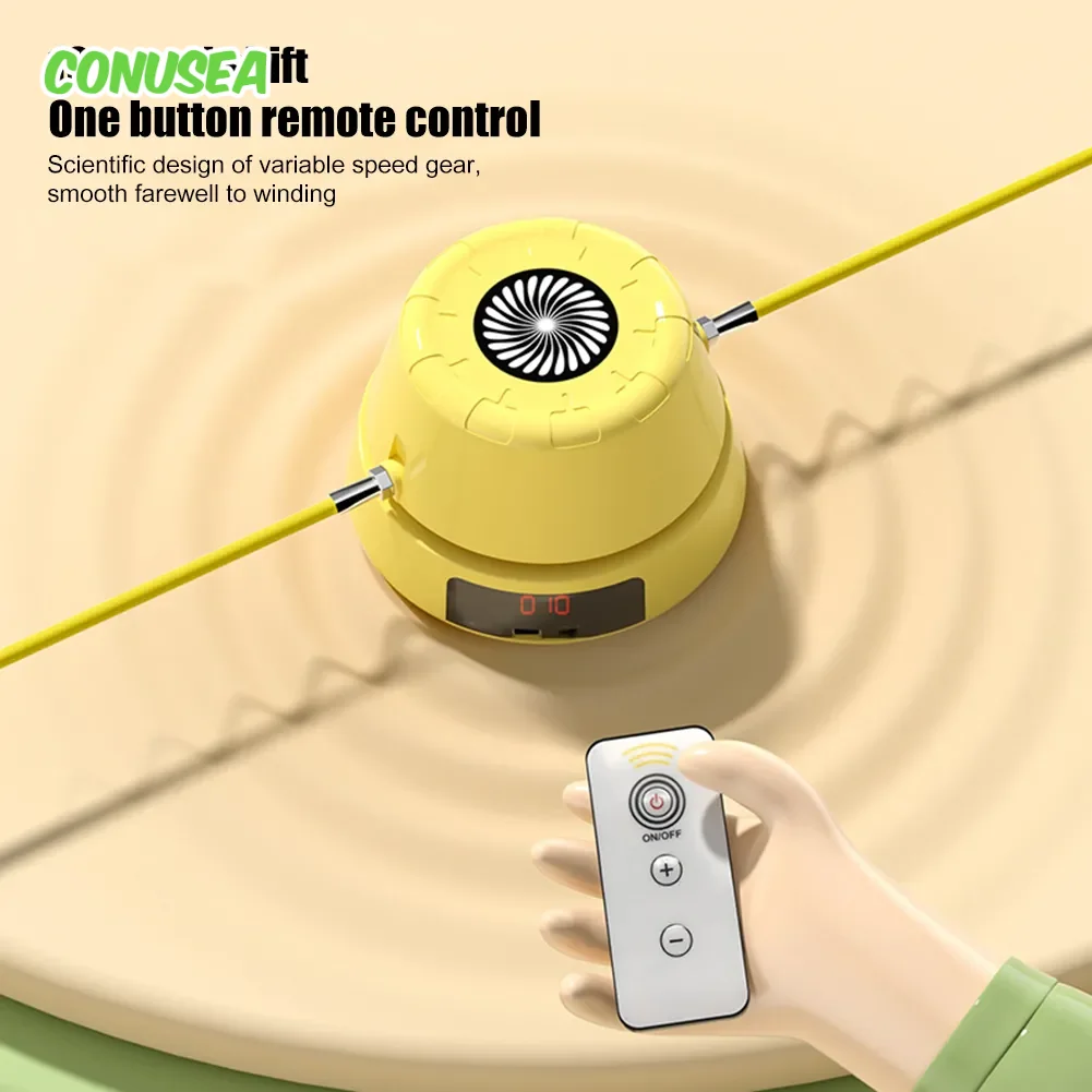 Electric Rope Skipping Machine - Kids Outdoor Jumping Toys ulasan dan harga