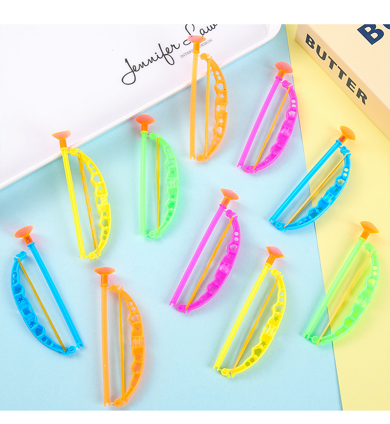 Colorful Plastic Bow and Arrow - Kids Outdoor Archery Set ulasan dan harga