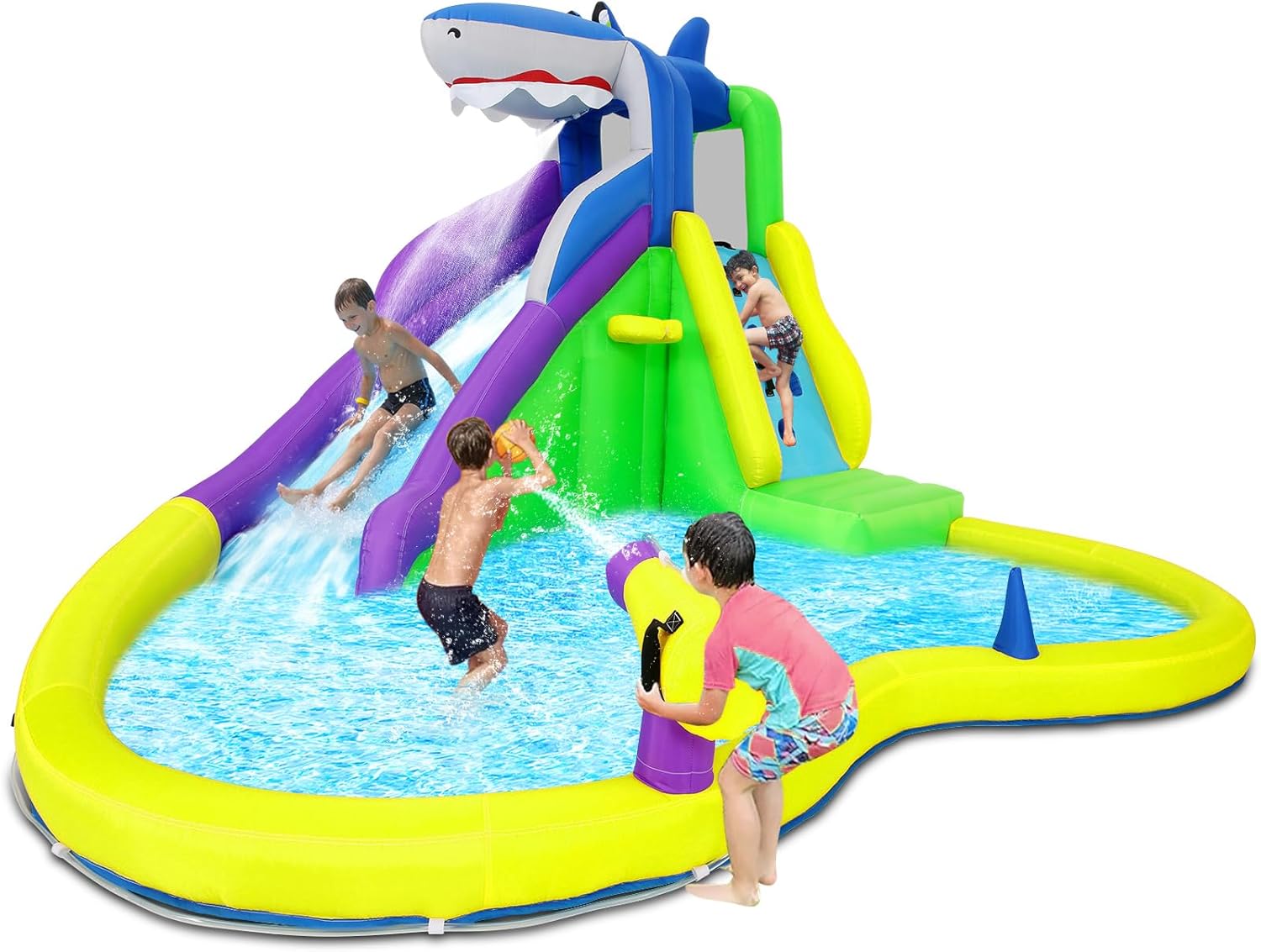 13x14FT Inflatable Bounce Hous - Kids Outdoor House ulasan dan harga