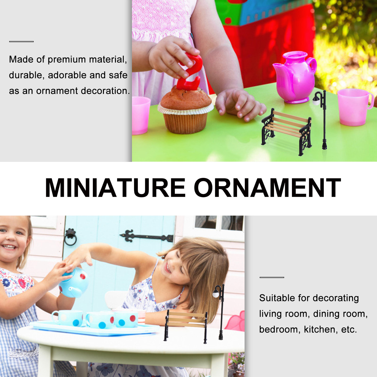2Pcs Chair Resin Street Light  - Kids Outdoor Chair Plastic ulasan dan harga