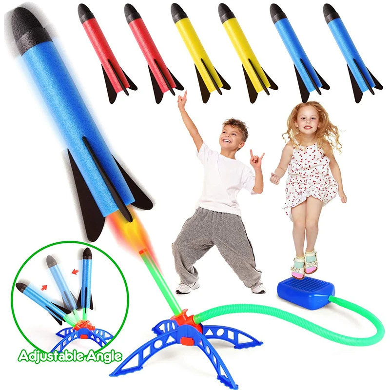 Kids Outdoor Rocket Foot Pump  - Kids Outdoor Jumping Toys ulasan dan harga