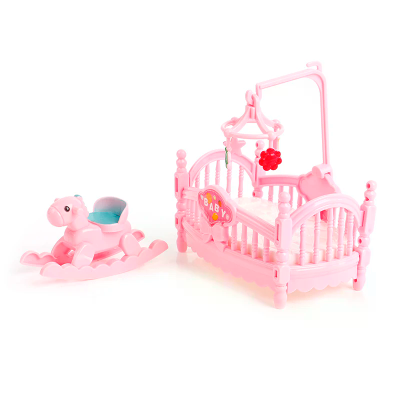 Miniature Crib Wooden Horse Se - Kids Outdoor Umbrella For Table ulasan dan harga