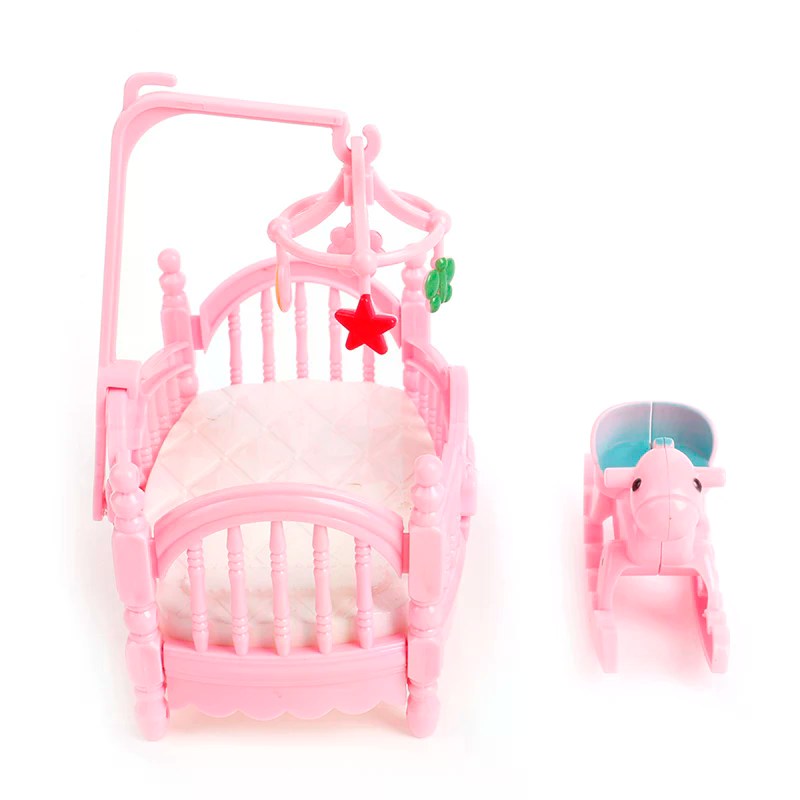 Miniature Crib Wooden Horse Se - Kids Outdoor Umbrella For Table ulasan dan harga