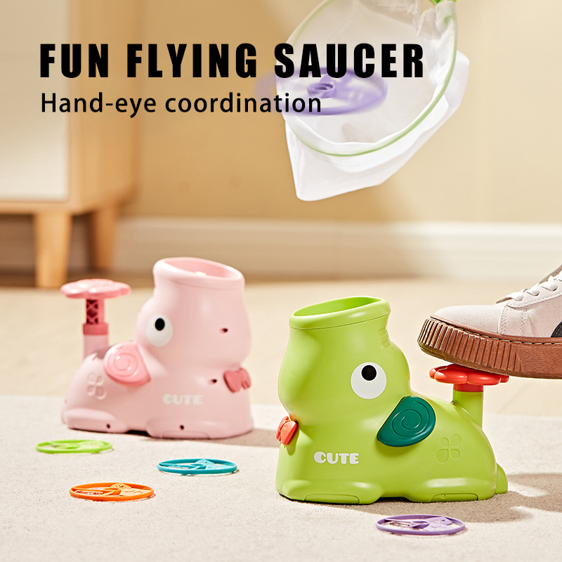 Kids Flying Disc Air Rocket La - Kids Outdoor Jumping Toys ulasan dan harga